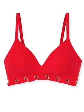 STYLEST SYSTEM DREAMLIFT™ PUSH-UP GROMMET BIKINI TOP - Hot Pepper